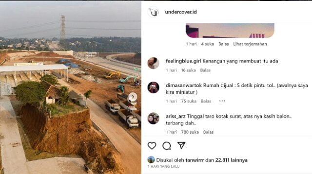 foto tangkapan layar IG undercover.id