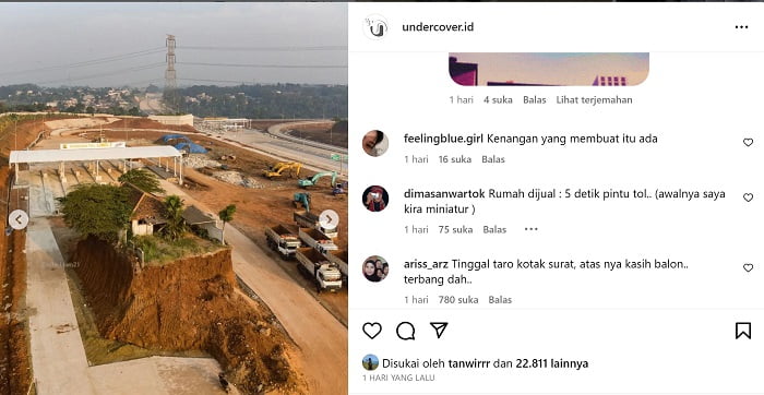 foto tangkapan layar IG undercover.id foto tangkapan layar IG undercover.id
