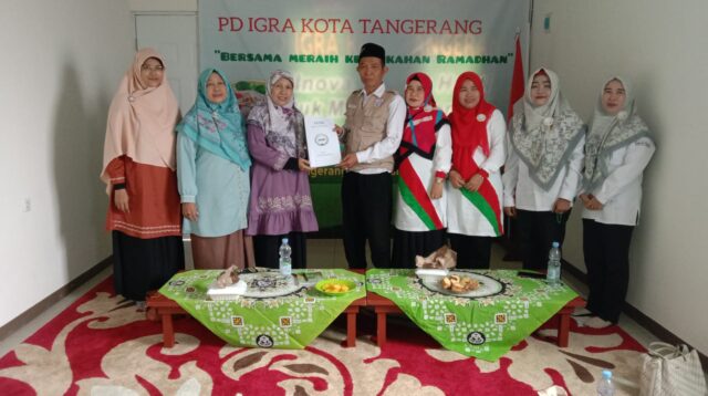 Forum guru sertifikasi non inpassing (FGSNI) Kota Tangerang mengunjungi Ikatan Guru Raudhatul Athfal (IGRA) Kota Tangerang.