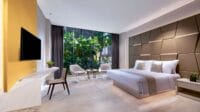Fasilitas yang digemari di FM7 Resort Hotel Bandara Tangerang ini diantaranya Kolam renang yang besar, fitness center yang cukup lengkap