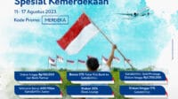 Maskapai penerbangan nasional Garuda Indonesia meluncurkan program promo khusus travel deals spesial dalam rangka menyambut peringatan HUT ke-78 Kemerdekaan Republik Indonesia.