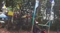 Atribut kampanye milik Ahmad Fuady yang diketahui dirusak oleh orang tidak dikenal. foto: Ist