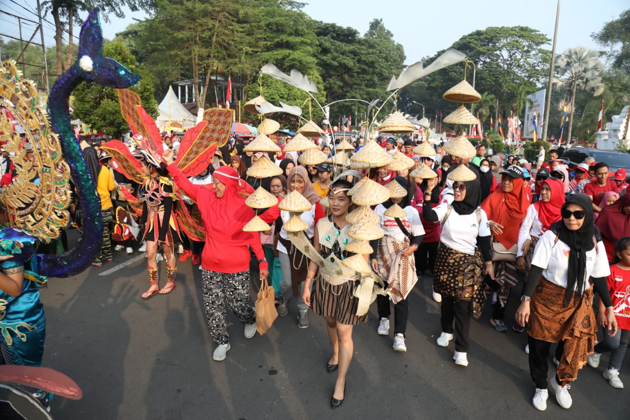 Kegiatan Jalan santai Karakter dan Budaya