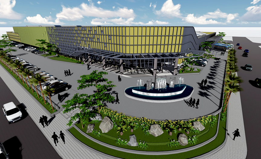 Konsep desain baru Pasar Anyar Tangerang