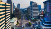 Ilustrasi. Lokasi parkir di Jakara berbiaya tinggi karena kendaraan tidak lolos uji emisi. Foto : Tom Fisk: