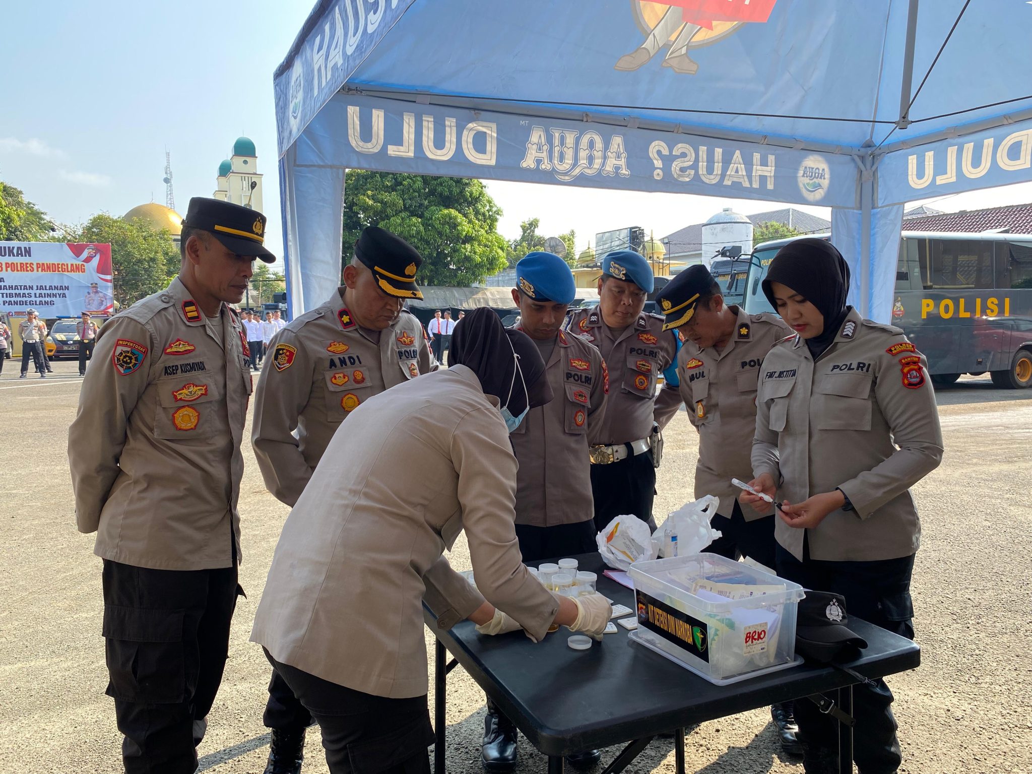 cek kesehatan Polres Pandeglang