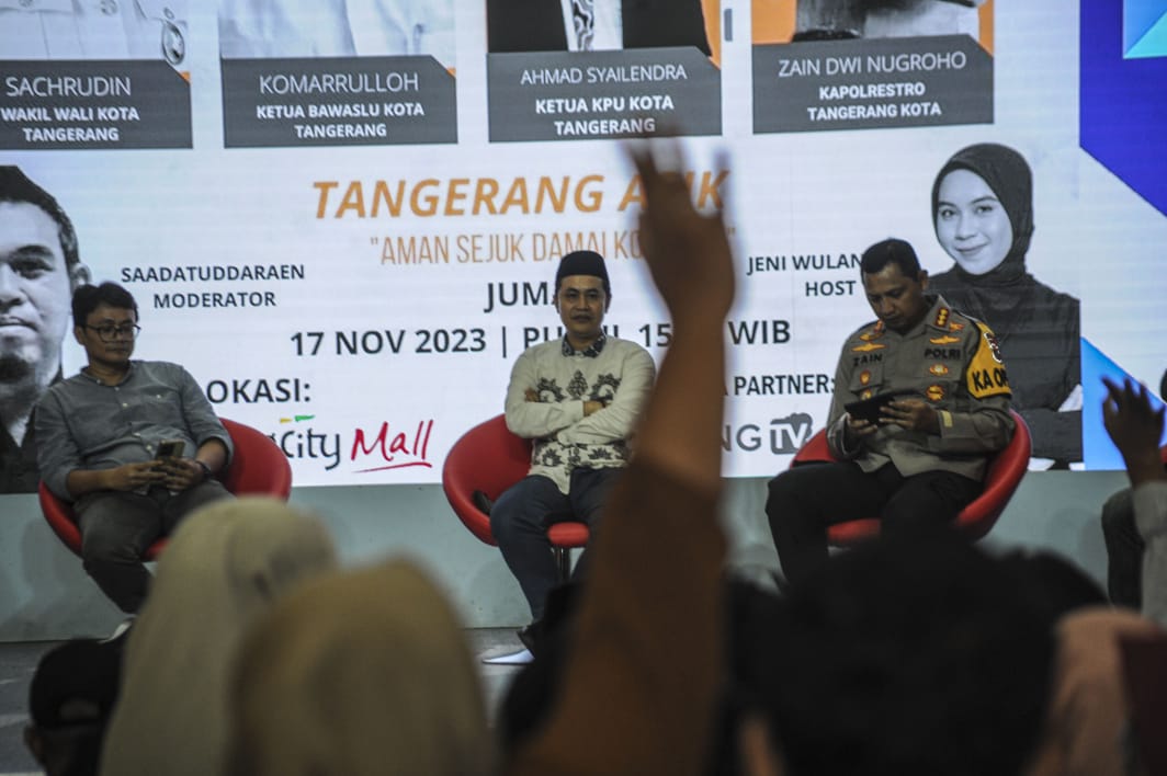 Balai Media Center (BMC) Tangerang Raya menggelar diskusi