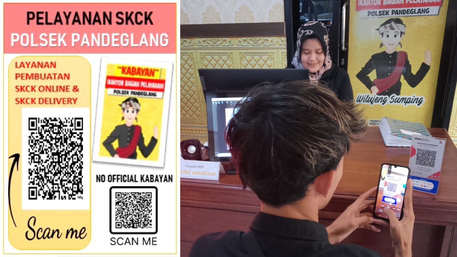 Pelayanan SKCK online Polres Pandeglang