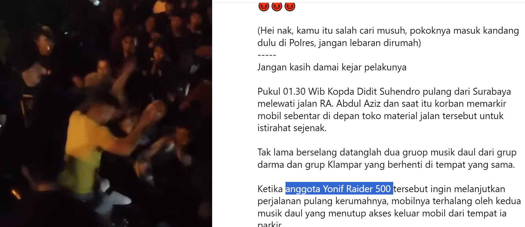 Pengroyokan anggota TNI