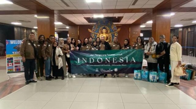Keren! Delegasi Tangsel Jadi Perwakilan Indonesia di Ajang International Folk Festival 2024 di Nepal