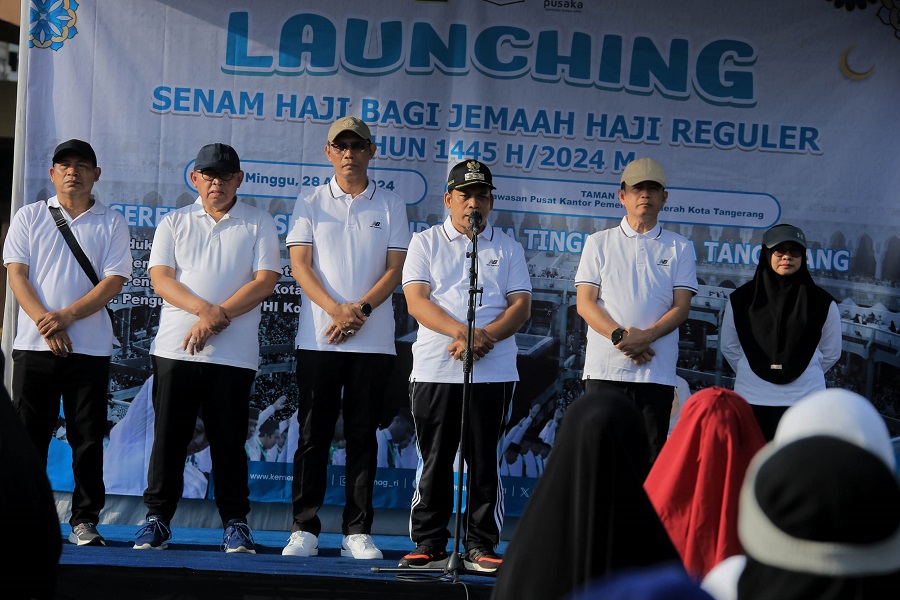 LAUNCHING SENAM HAJI BAGI JAMAAH HAJI REGULER TAHUN 1445 H - 2024 M - PJ WALIKOTA2 (1)