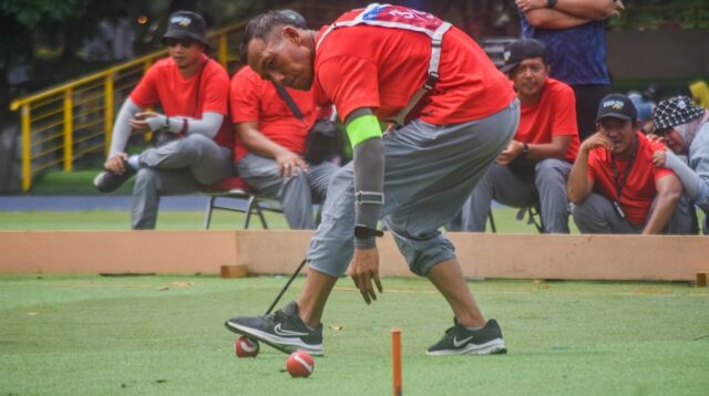 Final Kejuaran GateBall 2024 di Lapangan Ahmad Yani