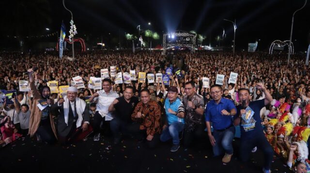 Acara Hiburan di Taman Elektrik Disorot Publik Karena Berdekatan dengan Masjid Al Azhom