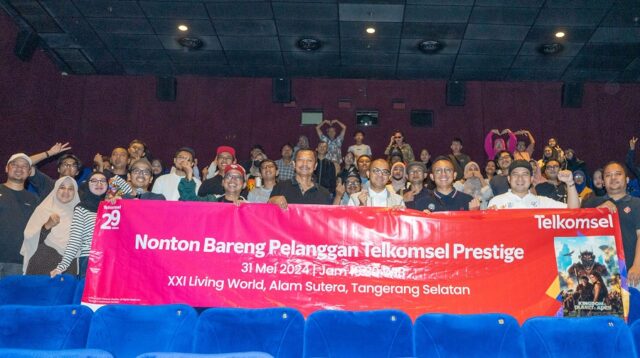 Apresiasi Para Pelanggan Setia Telkomsel di Momen HUT ke-29 Tahun, Telkomsel Gelar Nonton Bareng Hepi Serentak di 13 Kota
