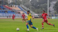 Persikota Tangerang pada lanjutan Liga 3 Nasional berhadapan dengan Kartanegara FC asal Kalimantan Timur di stadion Benteng reborn, Jumat, 3 Mei 2024. Hasil akhir pertandingan Persikota berhasil unggul 1-0.