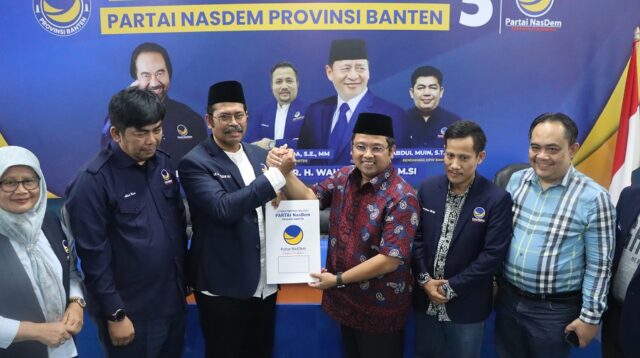 Arief R Wismansyah Resmi Mendaftar Sebagai Bakal Calon Gubernur Banten di Pilgub 2024