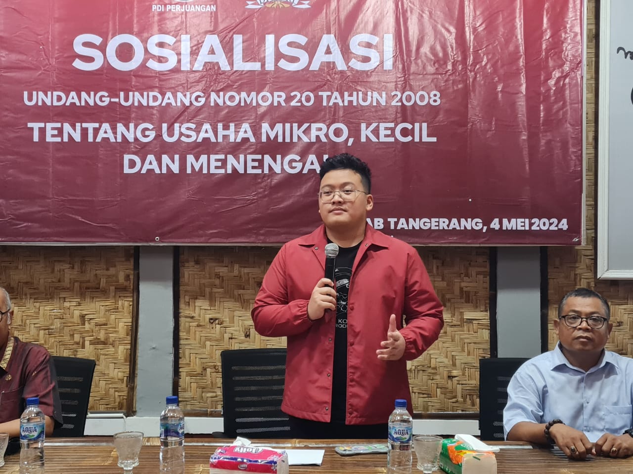 Abraham Garuda Laksono yang akrab disapa Abe direktur Padepokan Kebangsaan Karang Tumaritis