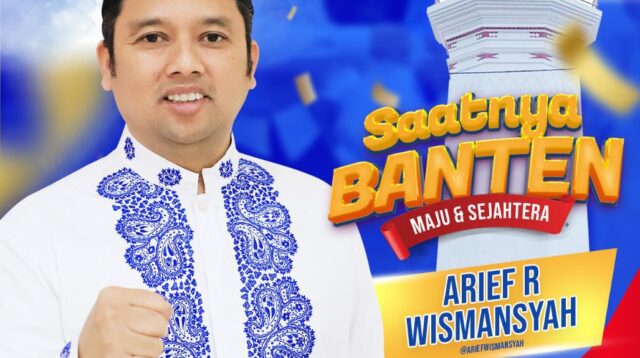 Arief R. Wismansyah Nyatakan Maju di Pilgub Banten 2024