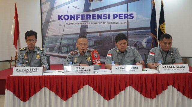 Operasi Jagratara Imigrasi Soekarno Hatta Amankan Puluhan WNA Nakaal, 5 Orang di Meja Hijaukan