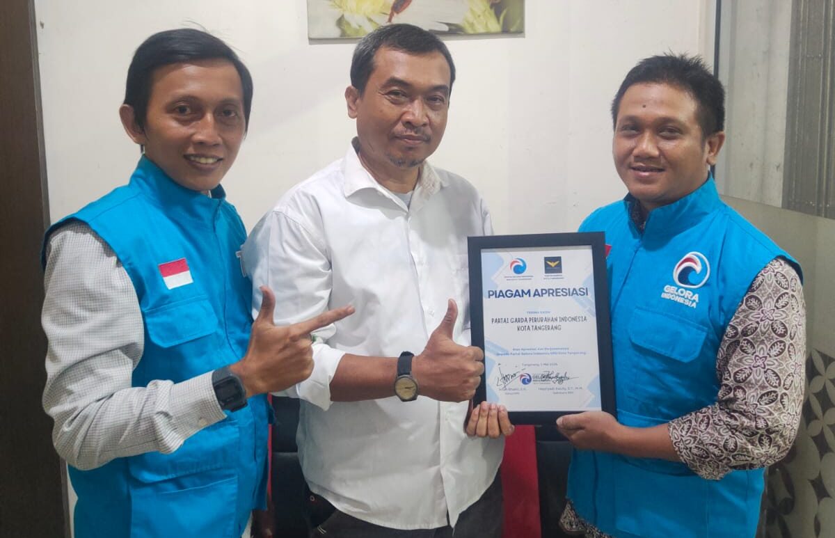 Partai Garuda Bergabung di Koalisi Non Parlemen Bersatu Bentukan Partai Gelora Kota Tangerang
