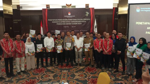 KPU Kota Tangerang Resmi Tetapkan Kursi DPRD Kota Tangerang, Golkar Terbanyak