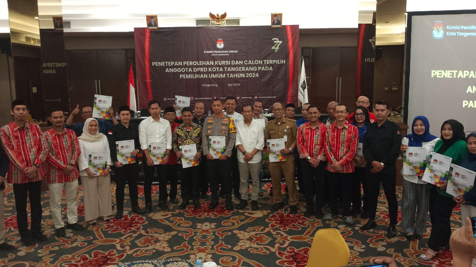 KPU Kota Tangerang Resmi Tetapkan Kursi DPRD Kota Tangerang, Golkar Terbanyak