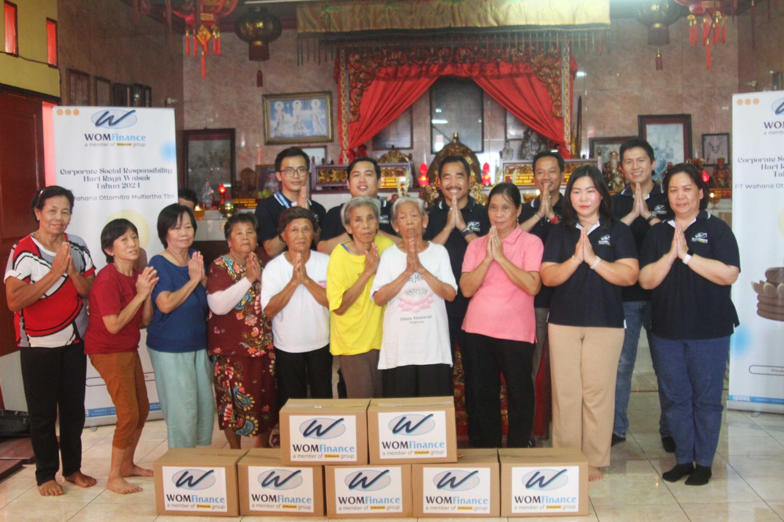 Sambut Hari Raya Waisak, WOM Finance Berikan Bantuan ke Vihara Sambut Hari Raya Waisak, WOM Finance Berikan Bantuan ke Vihara