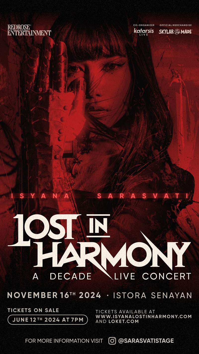 Konser tunggal Isyana Sarasvati Lost in Harmony akan menjadi ekspresi jujur, manis pahitnya kehidupan, setiap rasa yang hadir di lagu-lagu yang tercipta