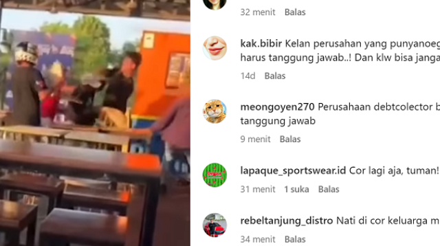 Viral! Debcollector Aniaya Pegawai Mie Ayam Bakso Bray di Pasar Kemis Tangerang