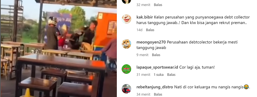 Viral! Debcollector Aniaya Pegawai Mie Ayam Bakso Bray di Pasar Kemis Tangerang