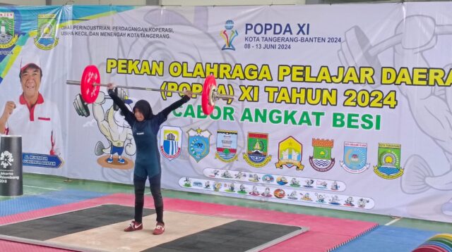Tambah Empat Medali Emas, Cabor Angkat Besi Kunci Juara Umum POPDA XI Banten