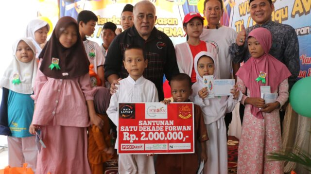 HUT FORWAN ke-10 Gelar Acara Santunan di Yayasan Avicena Al Fath