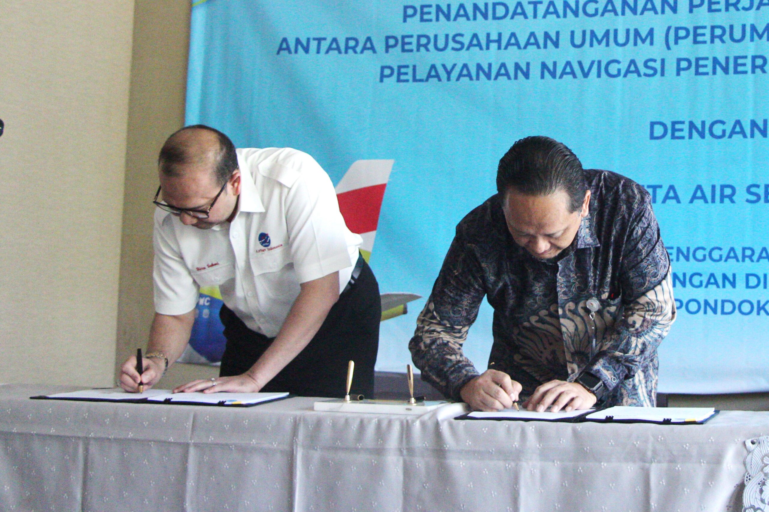 Pelita Air dan AirNav Indonesia Tandatangani Perjanjian Kerja Sama Layanan Navigasi Penerbangan