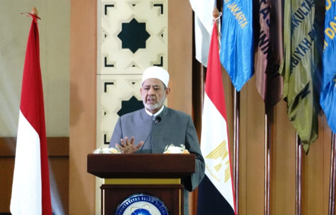 Grand Syekh Al Azhar Serukan Kerukunan Umat, Apresiasi Indonesia Bela Palestina