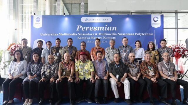 Pimpinan Kompas Gramedia Grup dan Jajaran Rektor UMN & MNP (Dok. UMN)