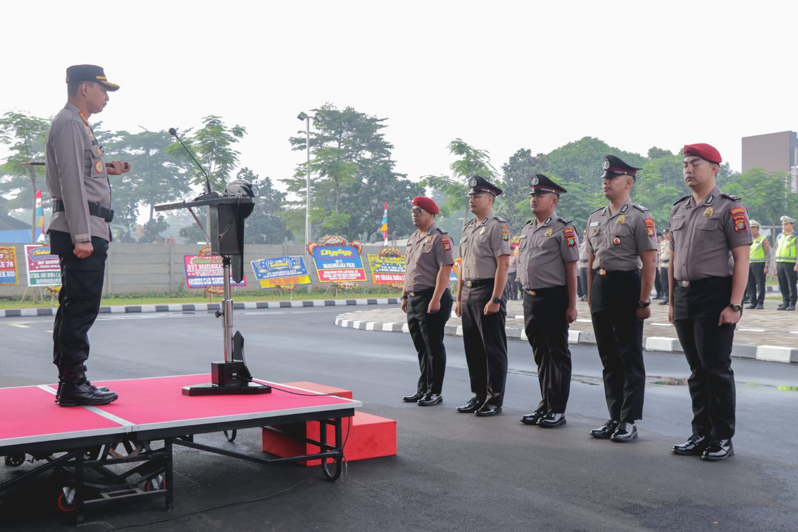 51 Personel Polres Metro Tangerang Kota Naik Pangkat