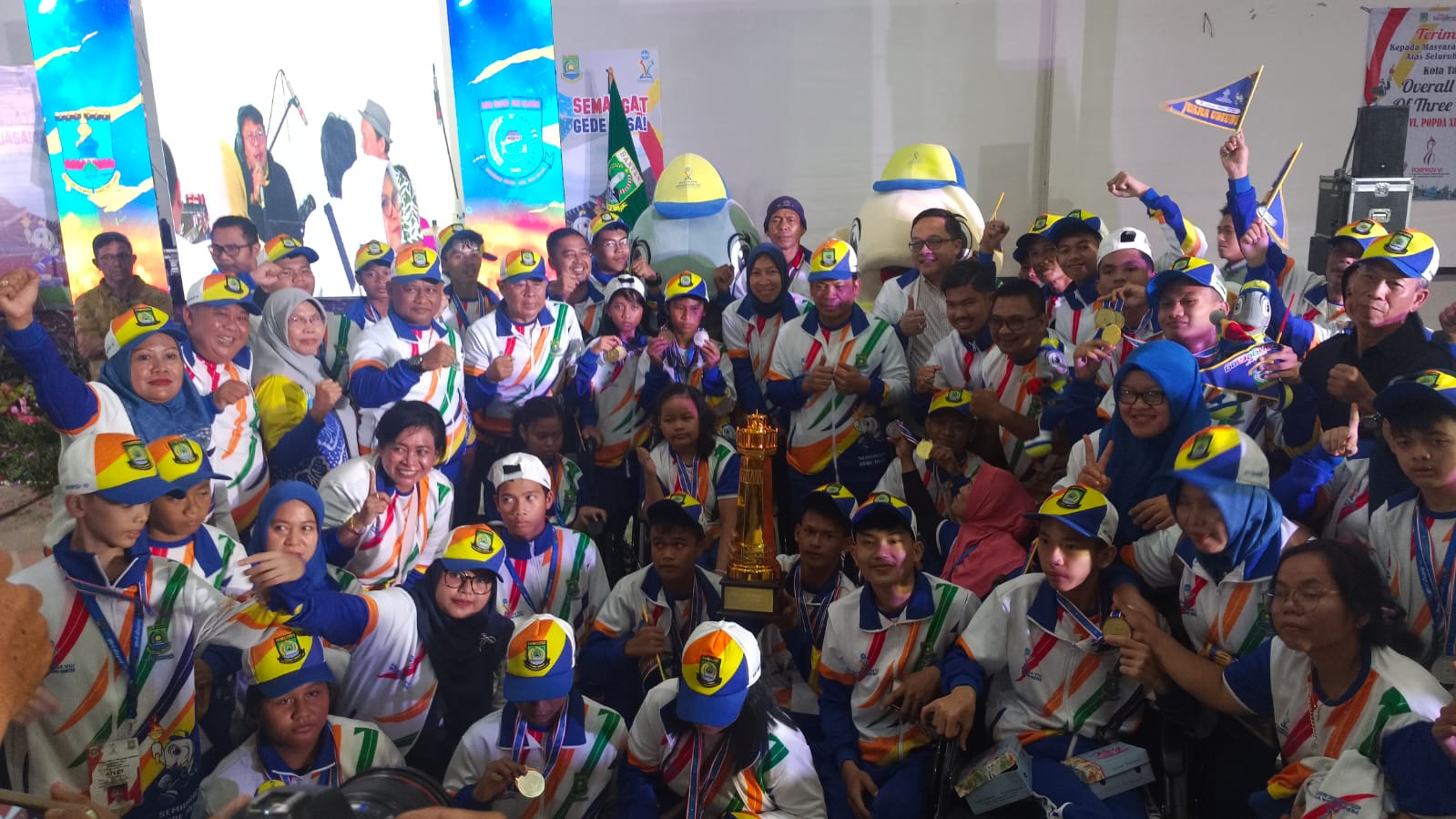 Kota Tangerang Raih Juara Umum di Peparpeda VIII Banten