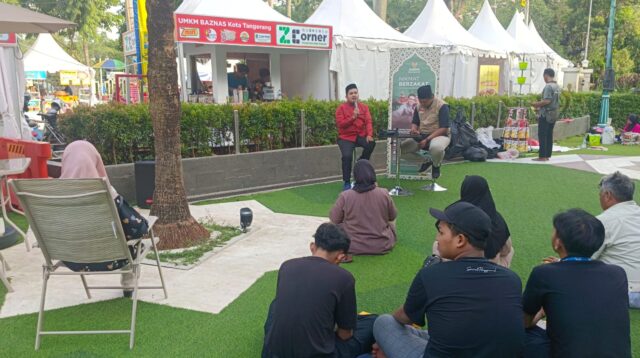 Baznas Kota Tangerang Gelar Talkshow Inspiratif "Ngopi Senza" di Festival Al Azhom