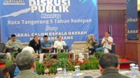 Acara Diskusi Publik "Menatap Kota Tangerang 5 Tahun Kedepan" Hadirkan Calon Wali Kota dan Wakil Wali Kota