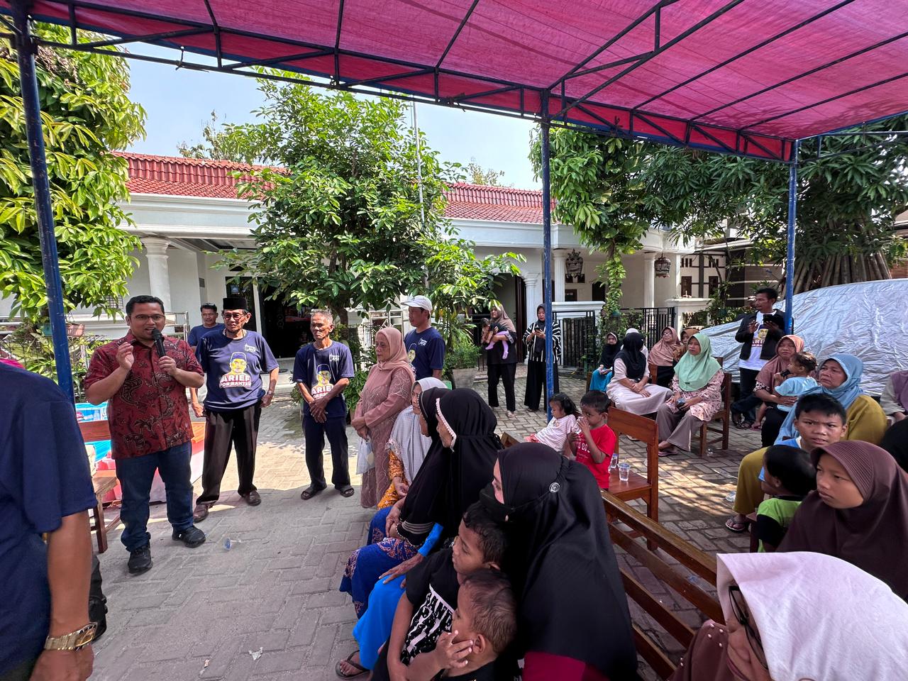 Arief Wismansyah Bertemu Warga Kemiri Sampaikan Komitmen Sekolah SMA/SMK/MA Gratis