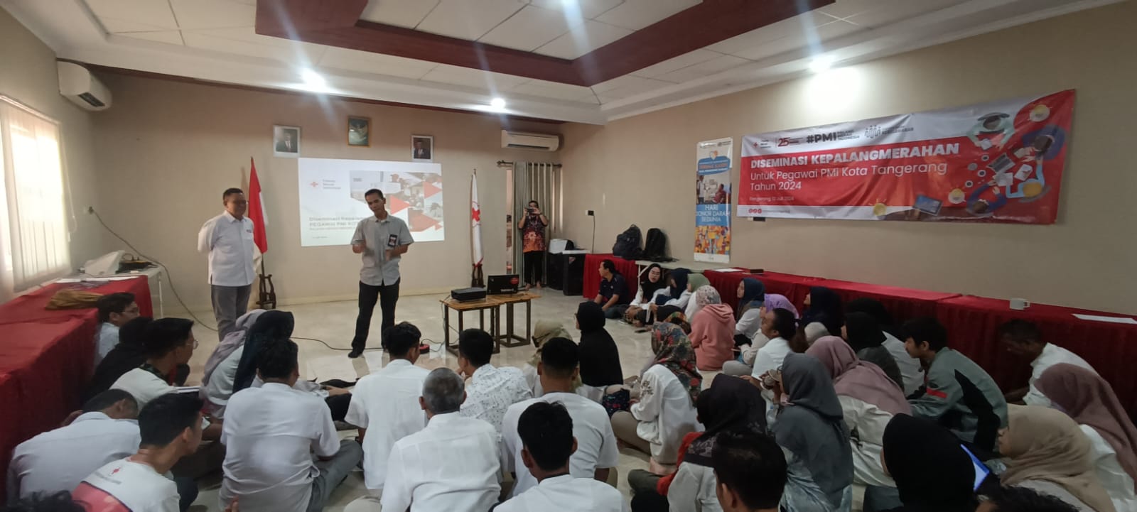 PMI Kota Tangerang Sosialisasi Kepalangmerahan Bagi Karyawan dan Relawan