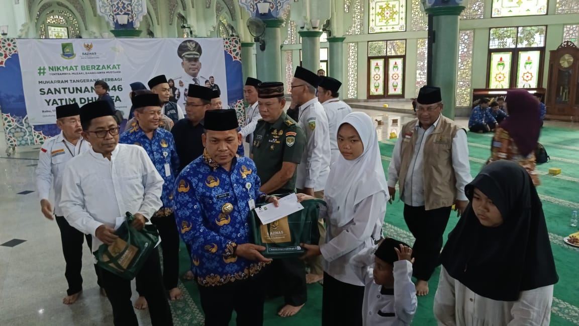 Baznas Kota Tangerang Salurkan Santunan ke 2.000 Mustahik