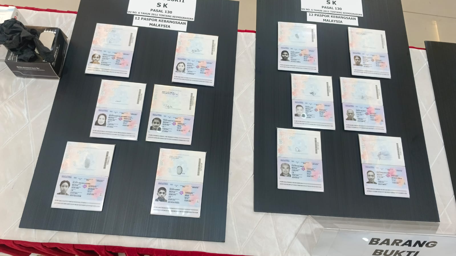 Kantor Imigrasi Soekarno-Hatta Amankan 2 WN Malaysia Selundupkan 12 Paspor