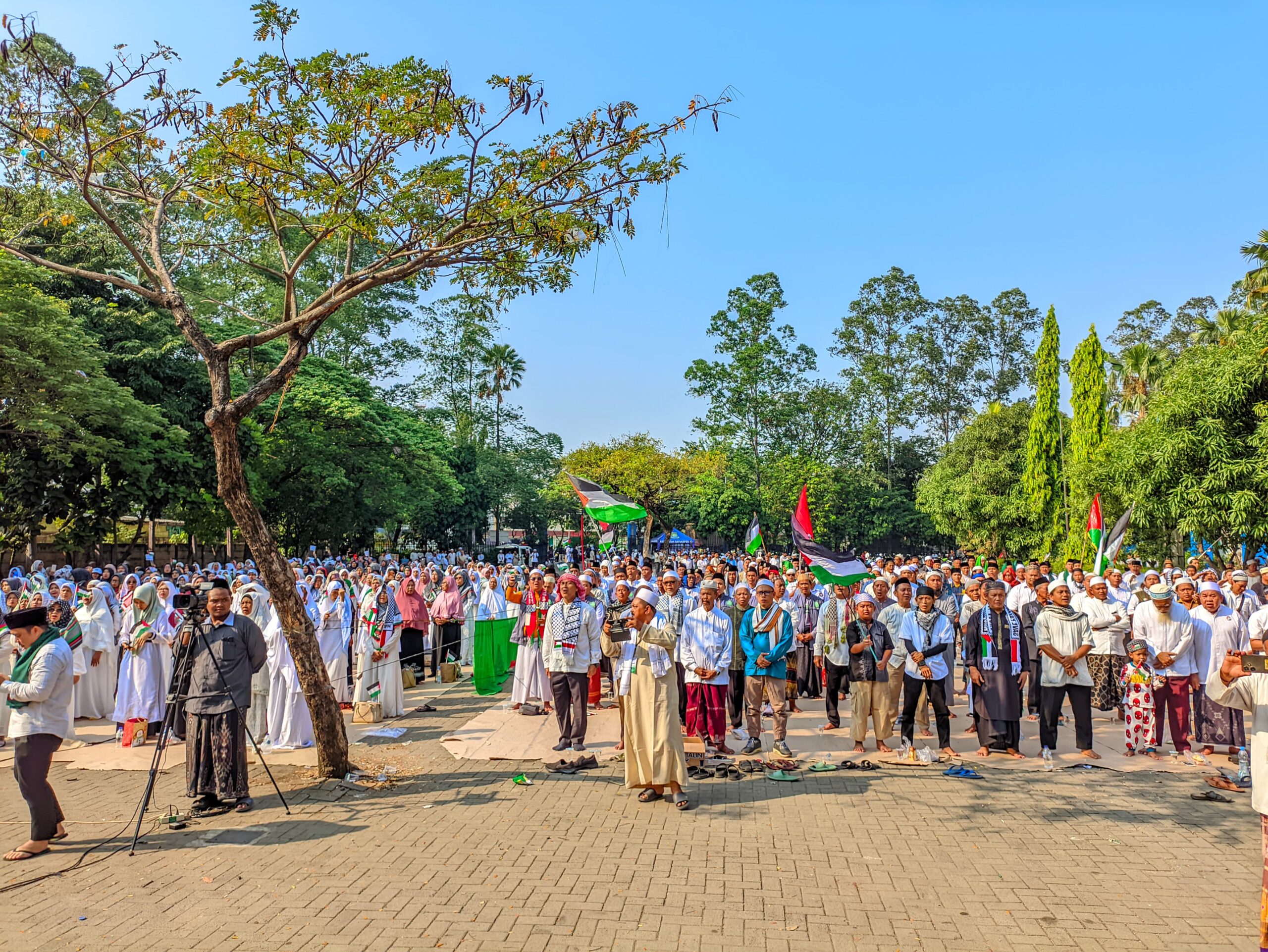 Memperingati Milad ke 49, MUI Kecamatan Batuceper Gelar Aksi Solidaritas Palestina