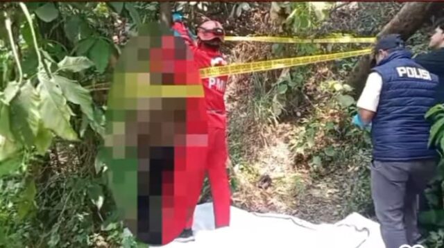 Geger Remaja Gantung Diri di Depan SMPN 5 Kota Tangerang