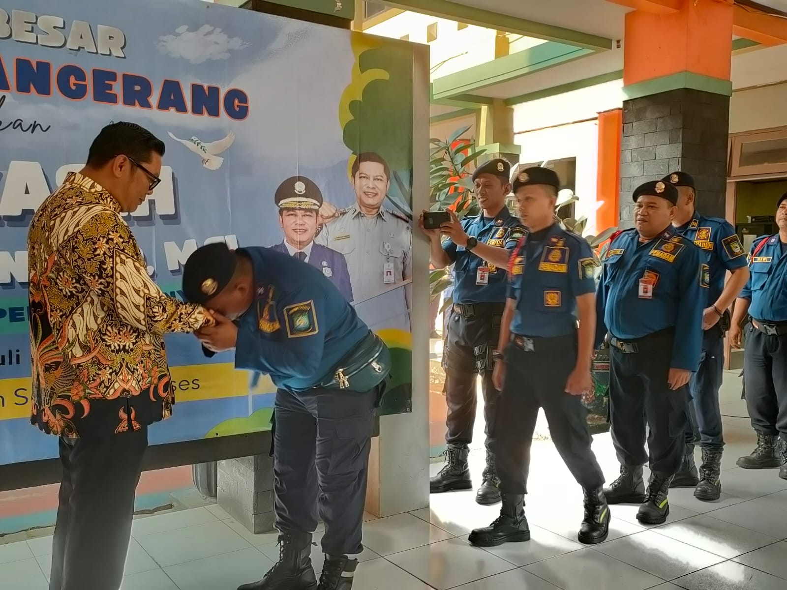 Maryono Hasan Pamitan dengan Pegawai BPBD, Ubaidillah Ansahar jadi Plt