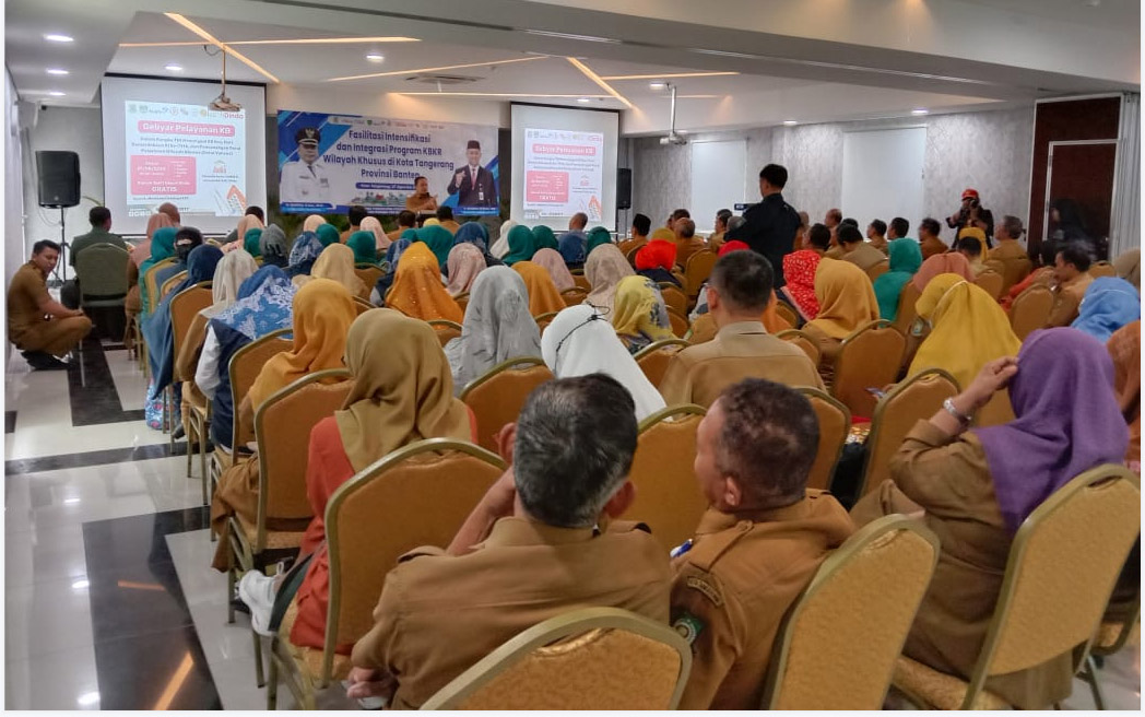Pj Walikota Tangerang Membuka Kegiatan Fasilitasi Intensifikasi Pelayanan KB/KR di Wilayah Khusus