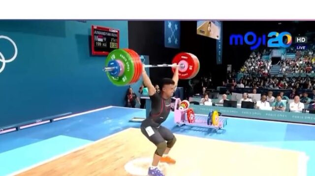 Rizki Juniansyah, Lifter Asal Kota Serang Raih Emas Kedua di Olimpiade Paris 2024, Pecahkan Rekor Dunia