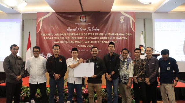 KPU Kota Tangerang : 1.379.619 Daftar Pemilih Sementara pada Pilkada Serentak 2024