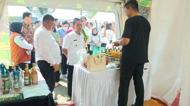Dinas Perindustrian, Perdagangan, Koperasi dan UKM Kota Tangerang menggelar event Tangerang Great Sale 2024 yang dilaksanakan di halaman Metropolis mal, Kota Tangerang, Banten.